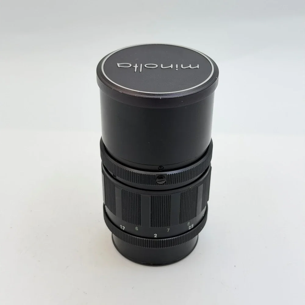 Minolta Auto Tele Rokkor-PF 135mm f2.8 Lens with Case and Cap Made in Japan